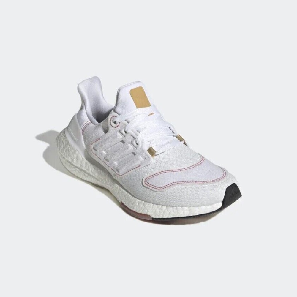 Adidas Ultraboost 22 GX9147 Women's White Low Top Running Sneaker Shoes - Picture 3 of 6